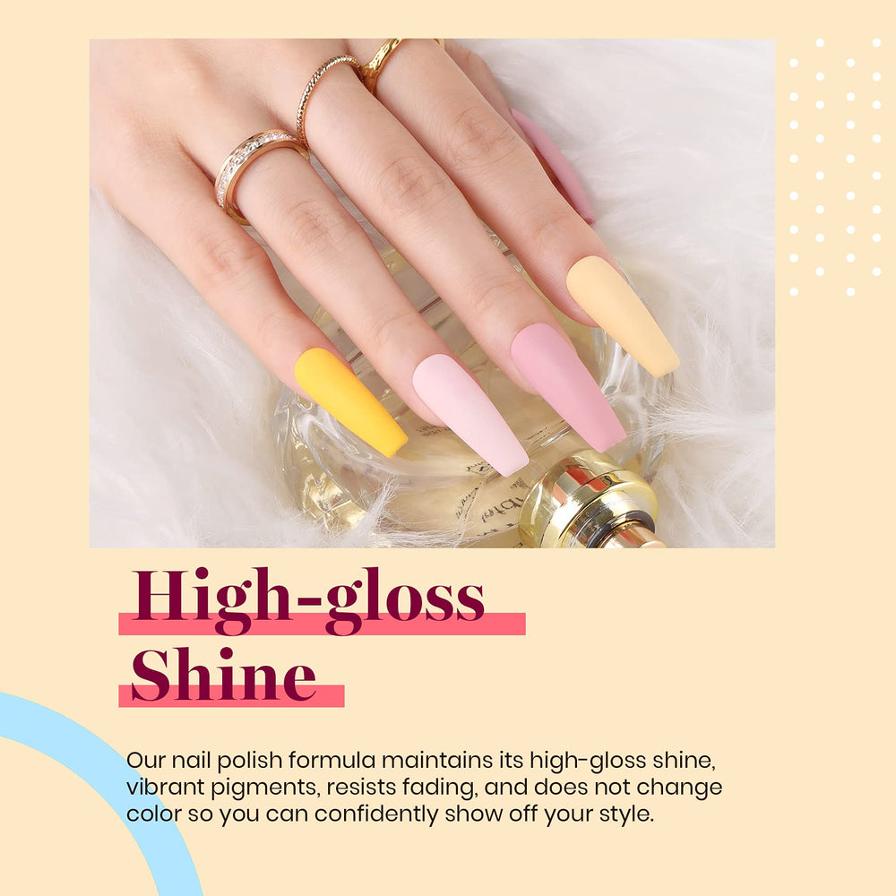 Beetles Yellow Gel Polish Lemon Chiffon gift set ideas for friends and family