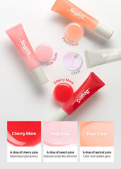 Close-up of the jelly massager tip delivering gentle exfoliation and even spread.