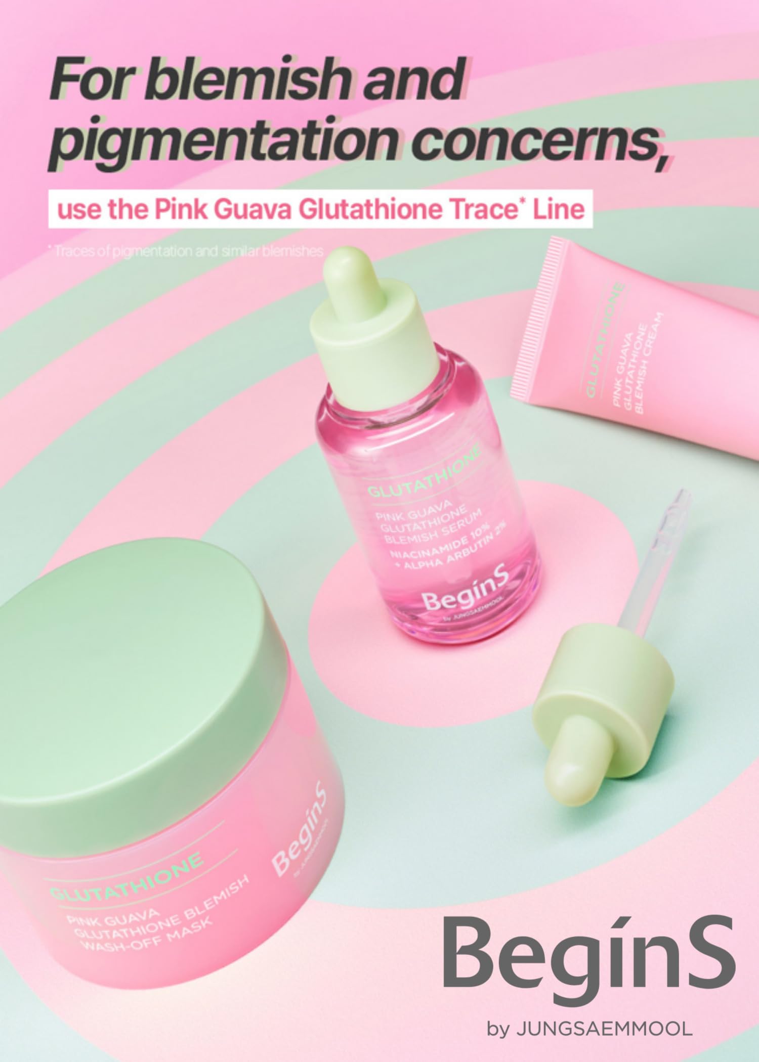 BeginS by JUNGSAEMMOOL Morning routine scene with other products for layering