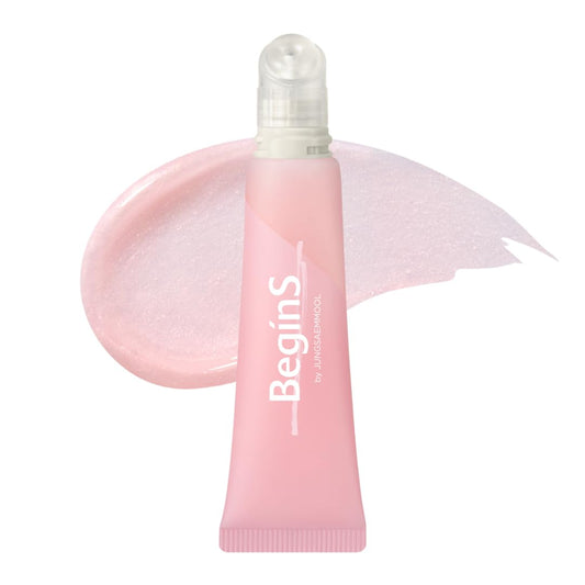 BeginS Pink Soda tinted lip oil bottle delivers hydrating color for daily wear