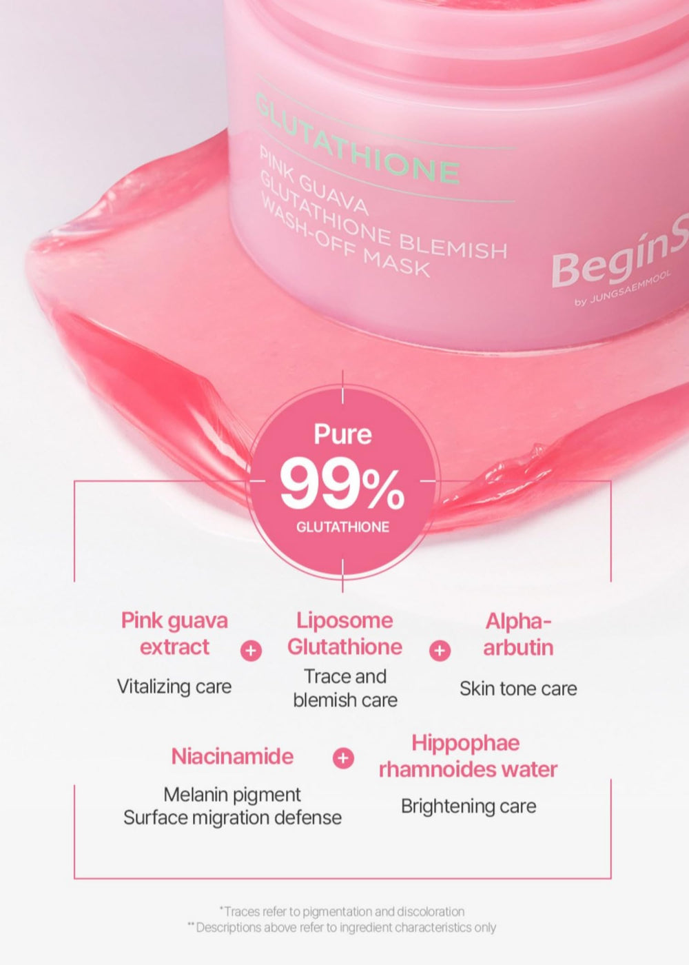 BeginS by JUNGSAEMMOOL vitamin C and niacinamide for balanced hydration and clarity.