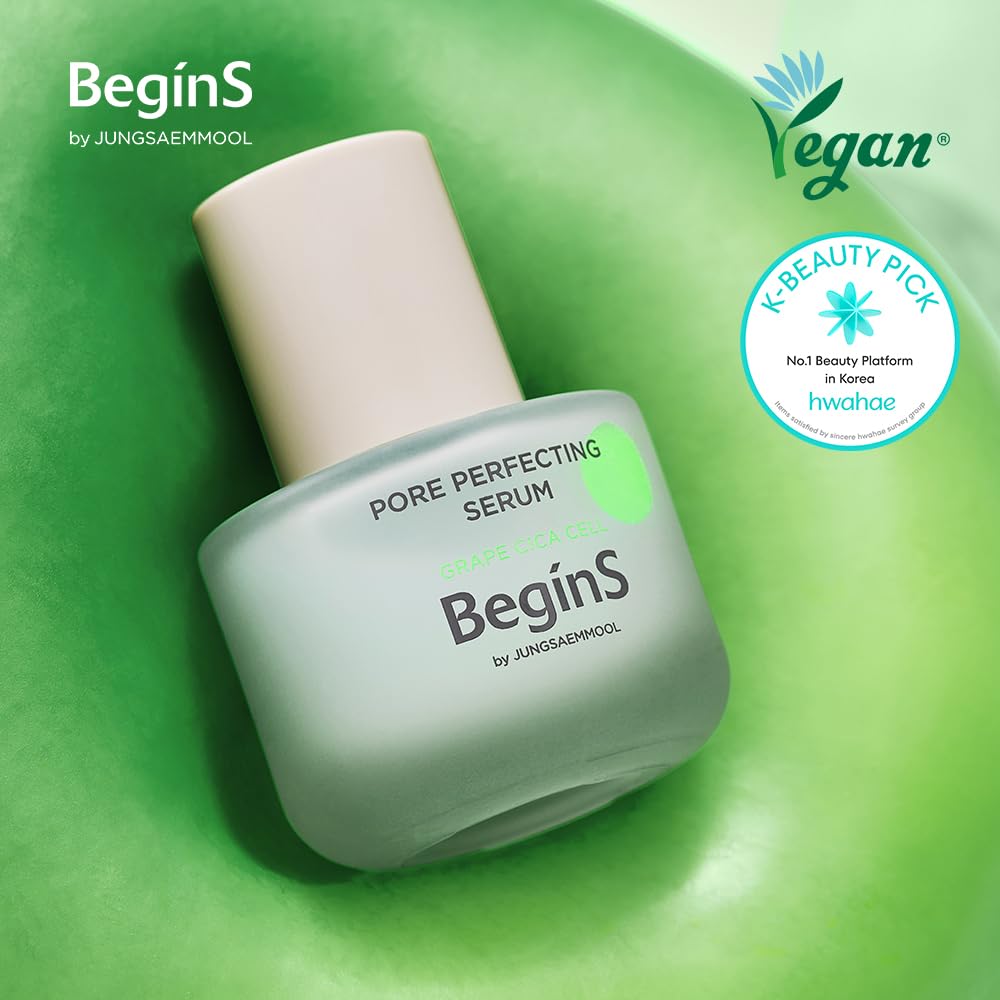 BeginS by JungsaemMool serum-dispense enables precise application for targeted pore refinement.