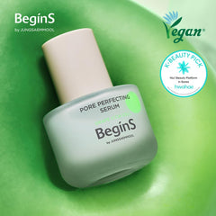 BeginS by JungsaemMool serum-dispense enables precise application for targeted pore refinement.