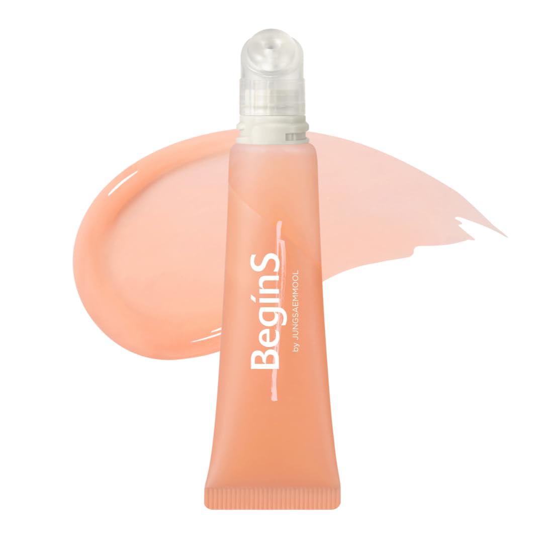 BeginS by JUNGSAEMMOOL Pure Coral lip oil tube front for hydrating tint.