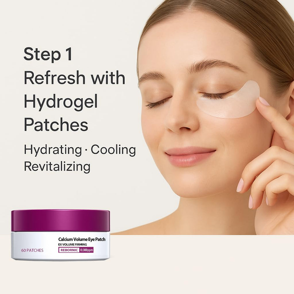 Close-up of BeiBreeze hydrogel patches cooling and adhering