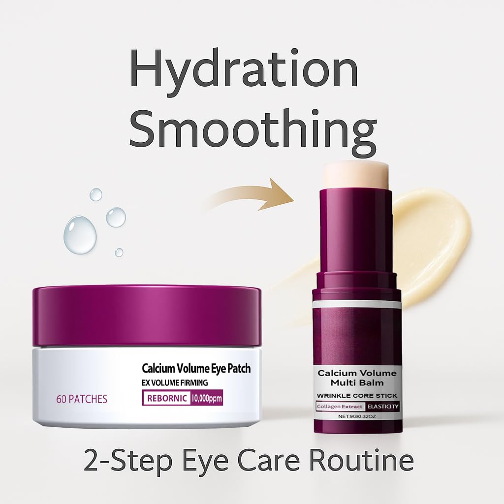 BeiBreeze eye-care patches applied on eyes for refreshing effect