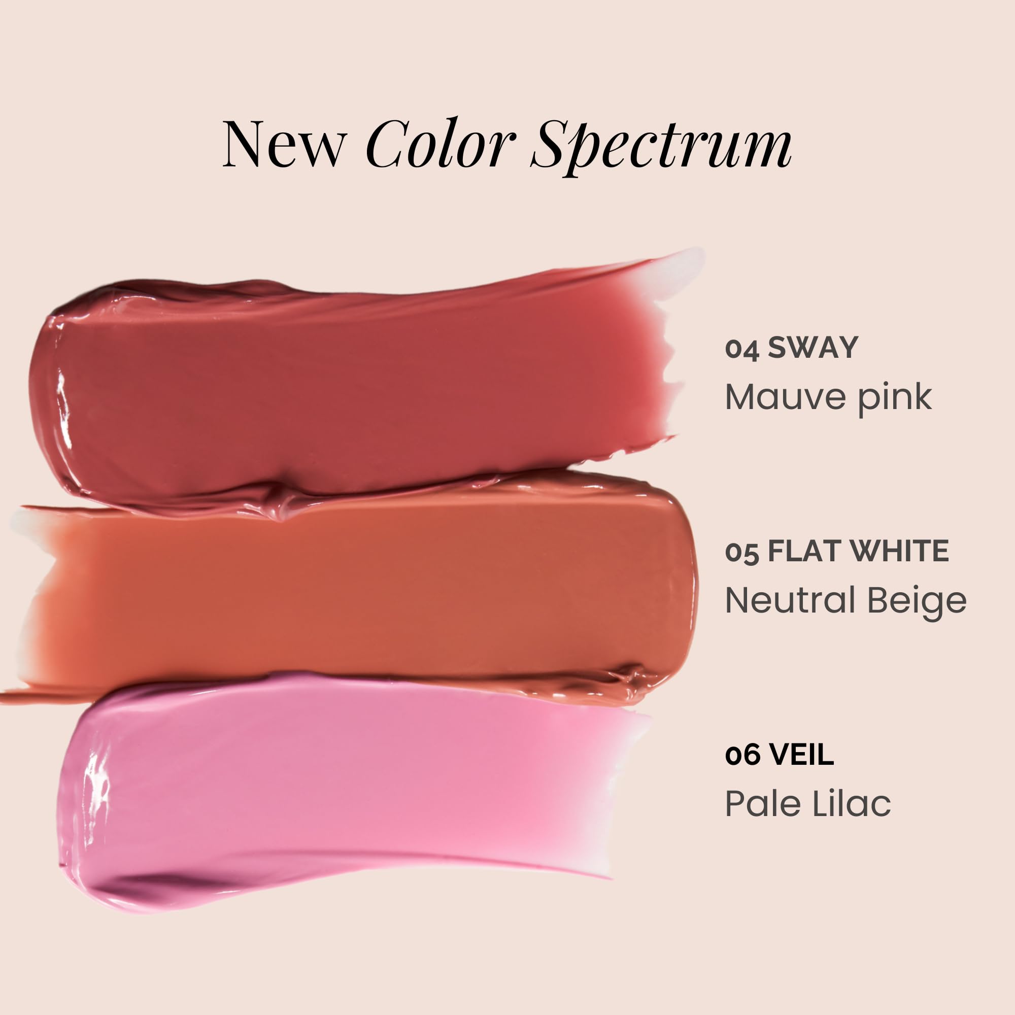 BEIGIC 2-in-1 blush-lip balm Veil-06 provides easy everyday color.