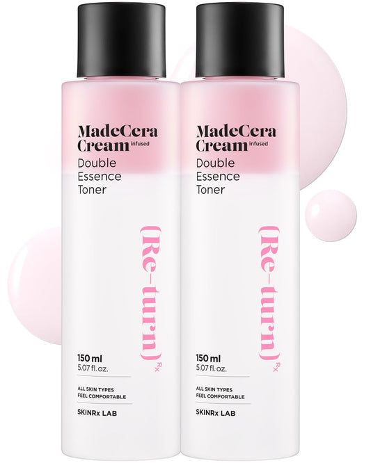 BEISIKS SKINRxLAB MadeCera two-layer toner bottle for hydration.