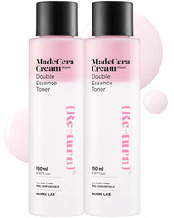 BEISIKS SKINRxLAB MadeCera two-layer toner bottle for hydration.