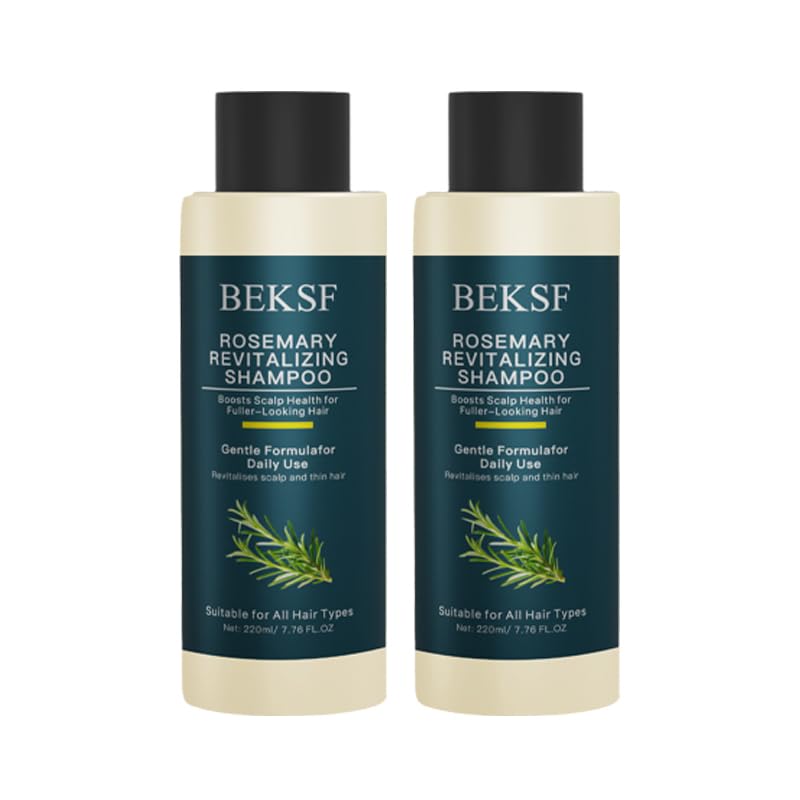 BEKSF Rosemary Shampoo bottle front demonstrates scalp balance for oily hair.