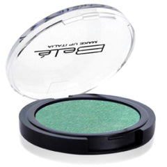 BELÉ MAKE UP ITALIA b.One Emerald Shiny swatch shows vibrant metallic finish.