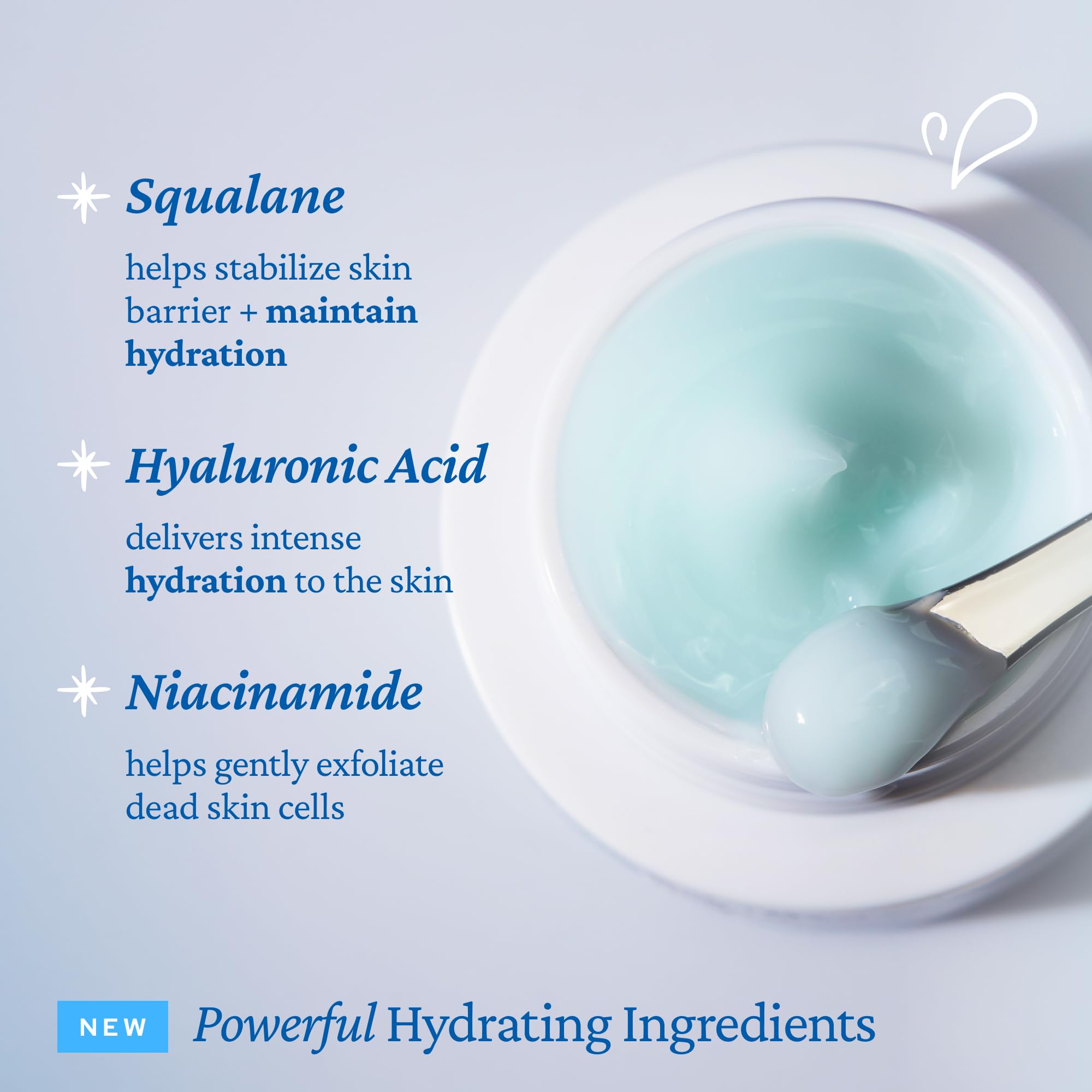 Belif Aqua Bomb after-application skin appears hydrated and plump