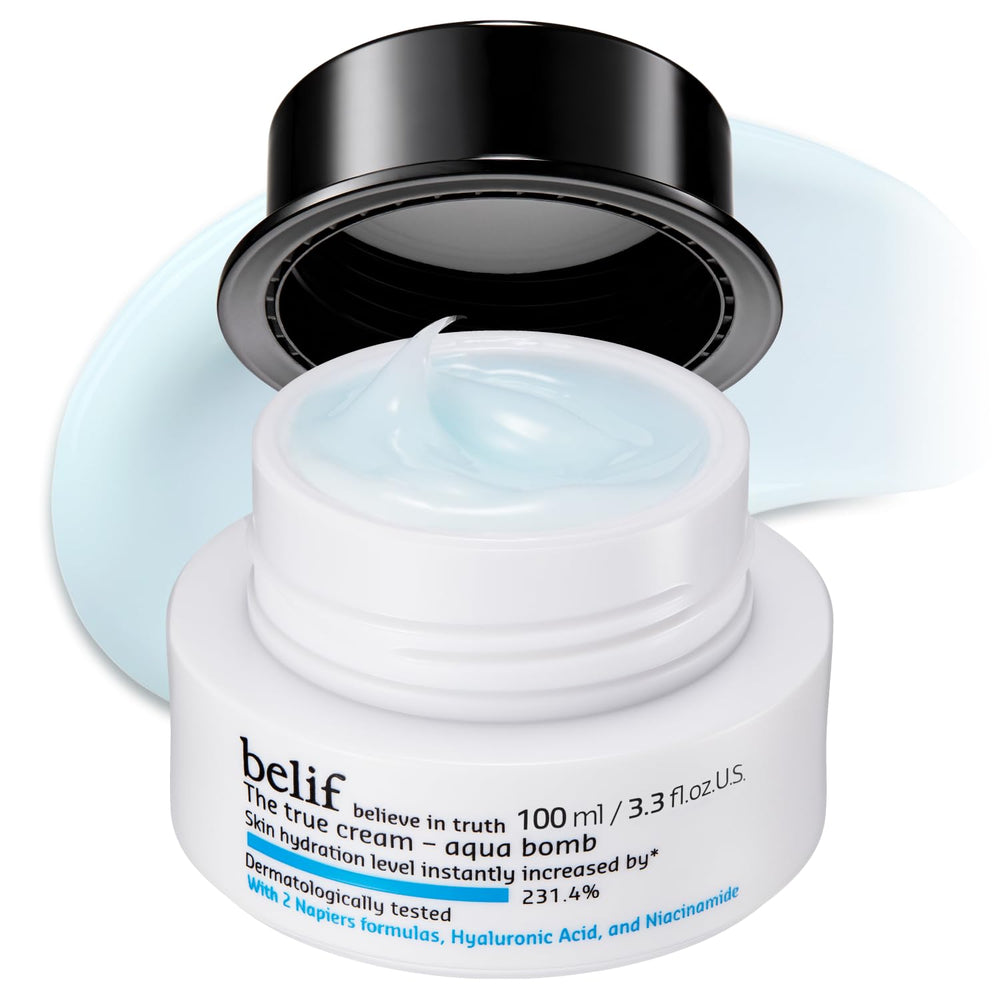 belif Aqua Bomb gel moisturizer delivers fast hydration and cooling for all skin types