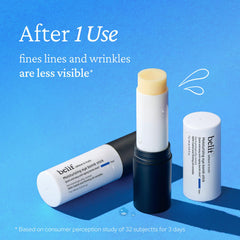 belif Eye Bomb Stick hydration balm close-up with non-sticky finish.