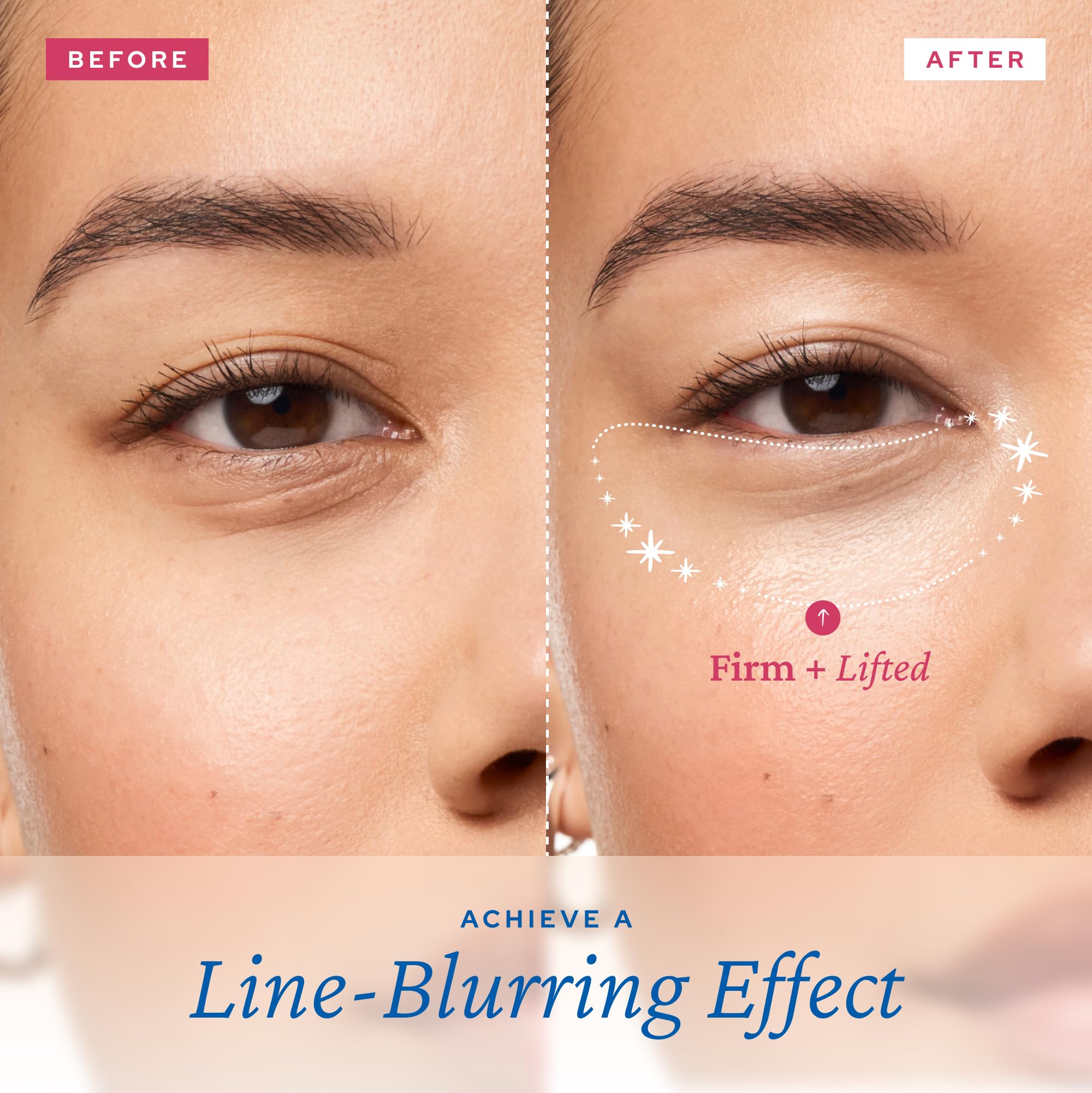 belif Eye Serum with bakuchiol and peptides targets fine lines for a radiant look.