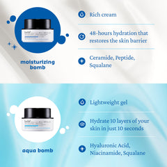 belif Moisturizing Bomb packaging with 48-hour hydration emphasis