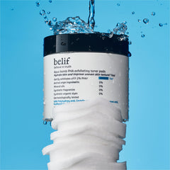 Belif PHA 2% Toner Pads on bathroom vanity scene
