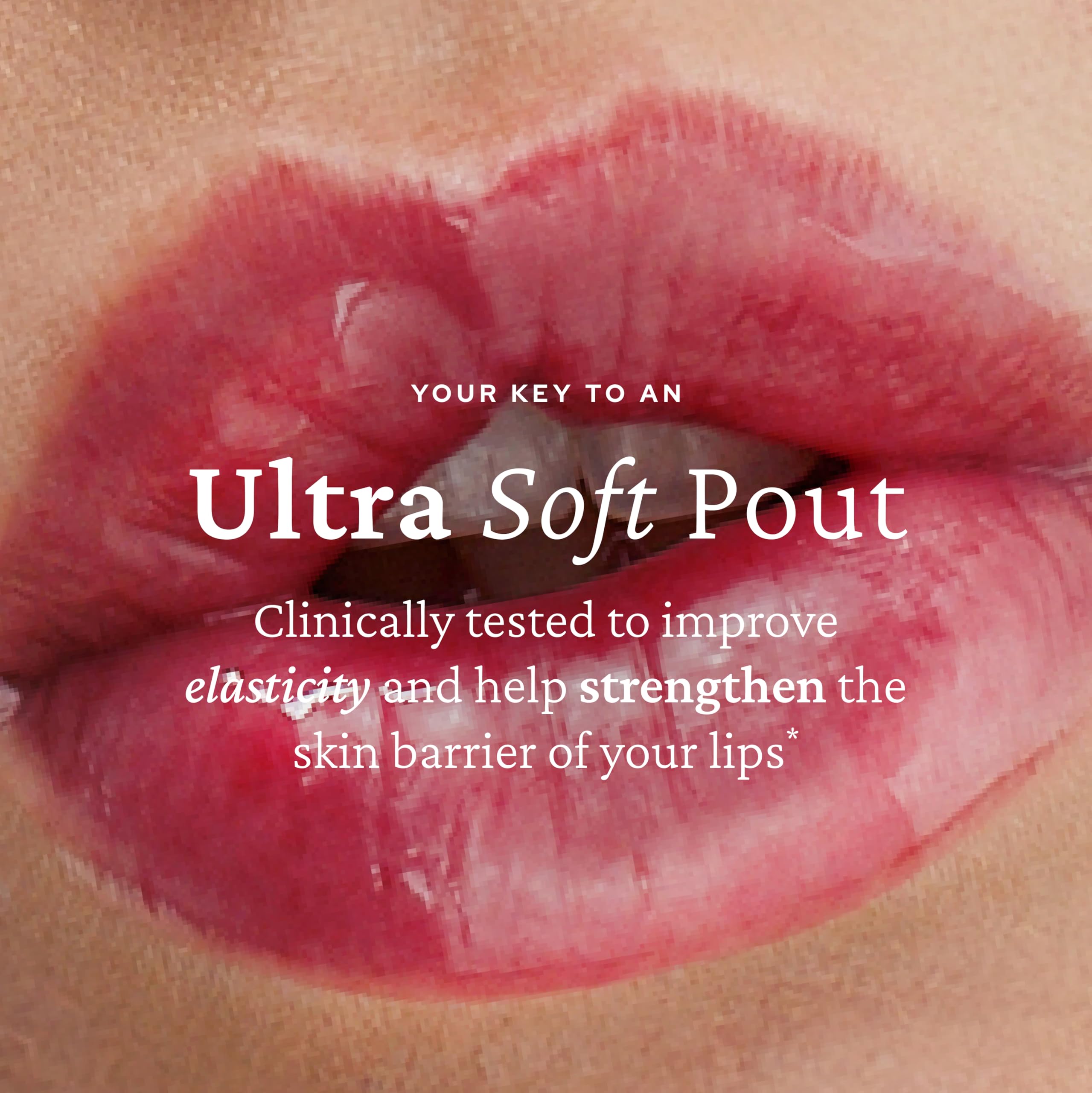belif Lipcerin Berry application glide highlights silky, non-sticky slip.