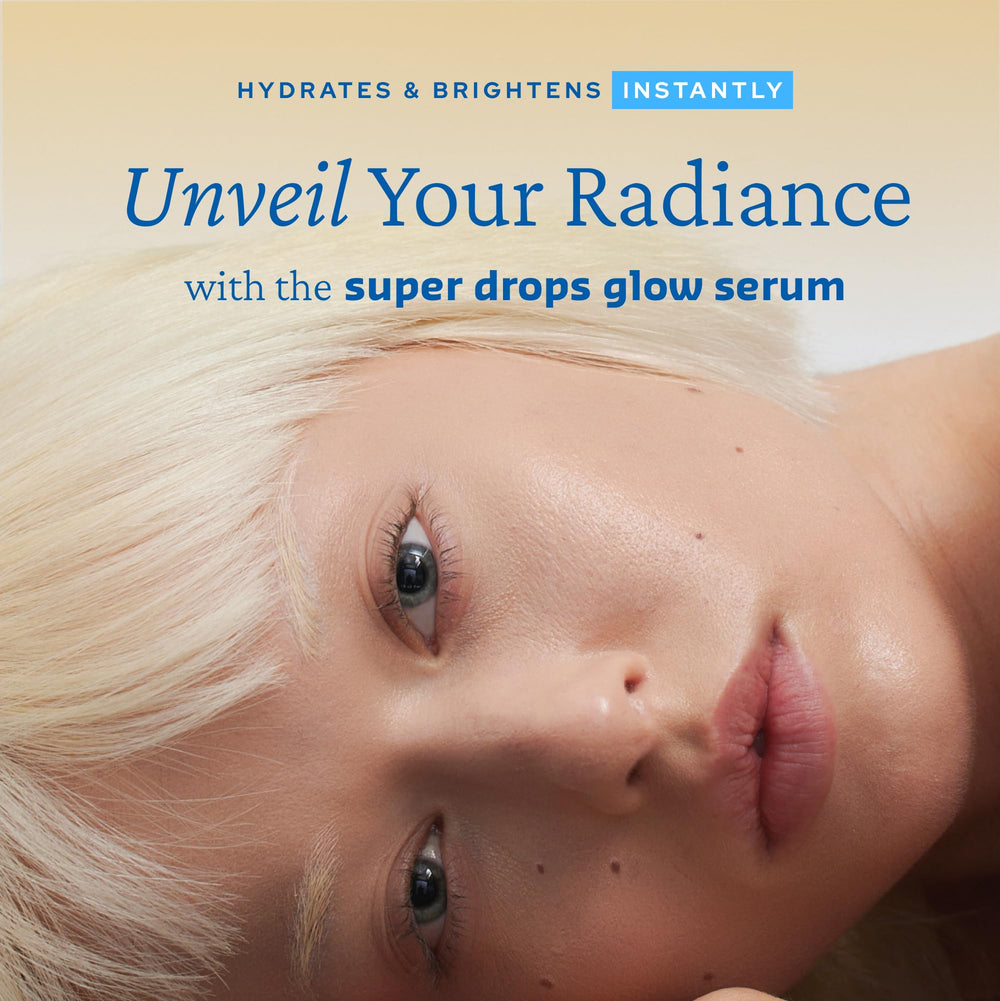 belif Vitamin C Golden Glow Serum applied to body for subtle luminosity.