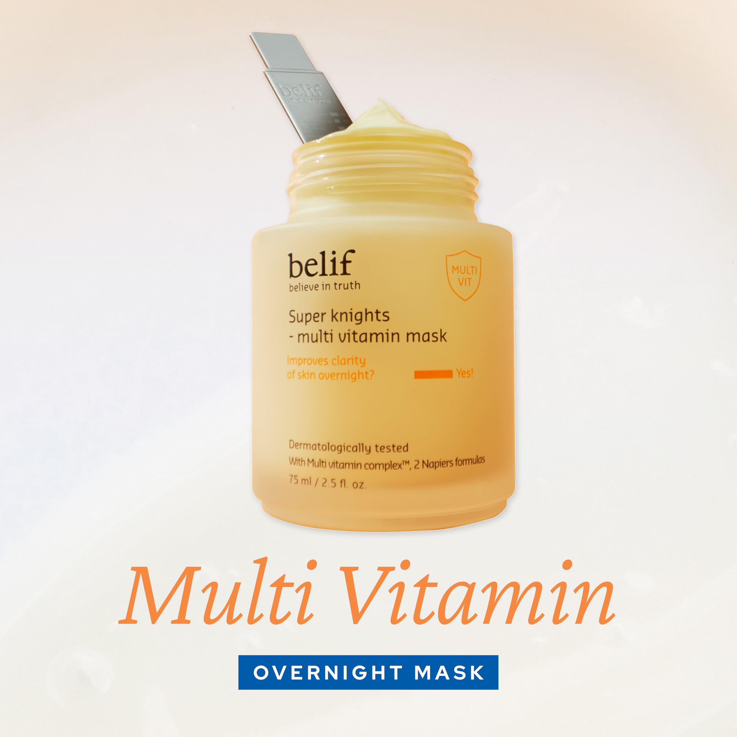belif Vitamin C Overnight Butter Mask night-time routine for glow