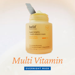 belif Vitamin C Overnight Butter Mask night-time routine for glow