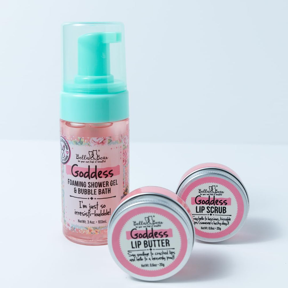 Bella and Bear Goddess set displayed for a relaxing self care moment