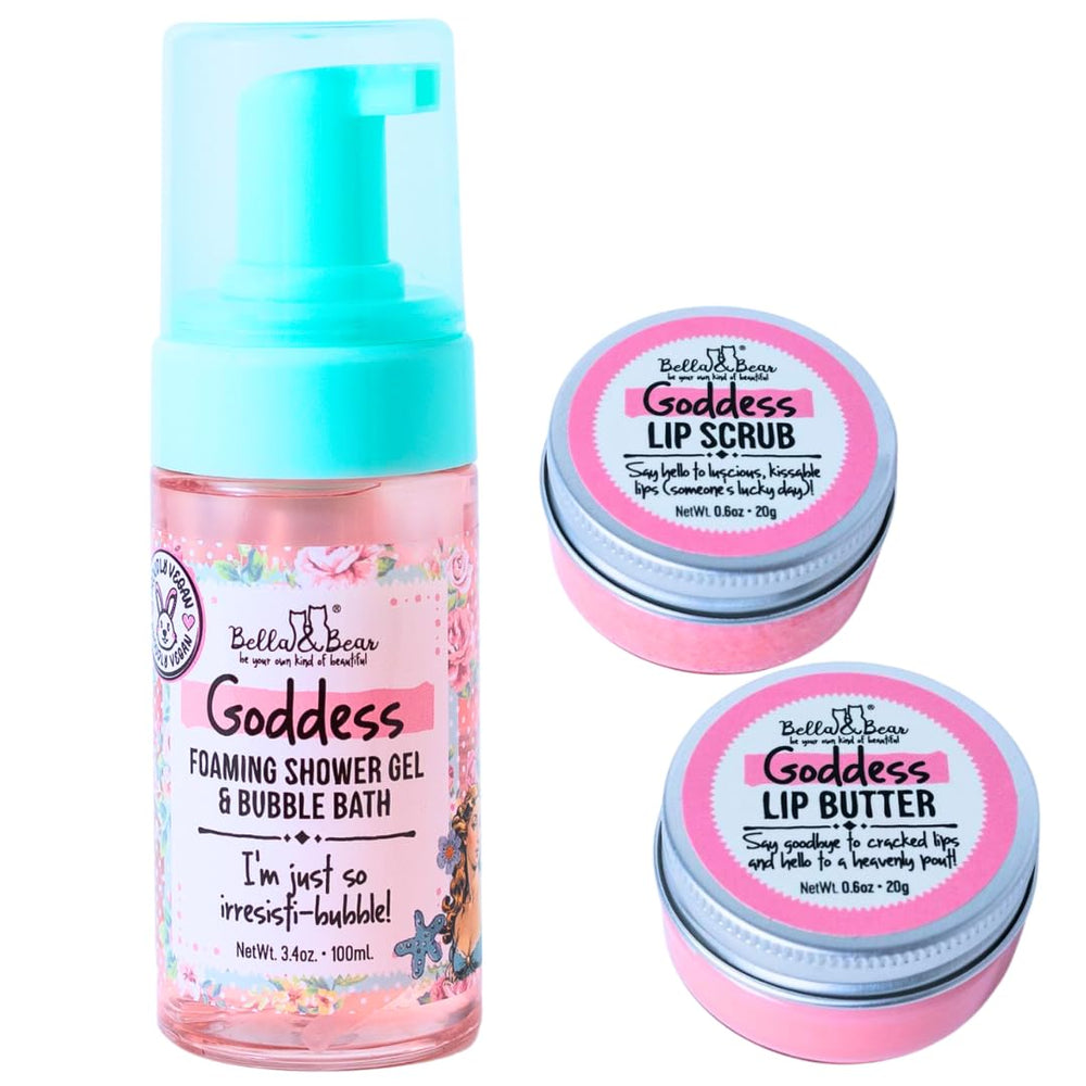 Bella and Bear Goddess Gift Set boxed packaging ideal for teen gifts