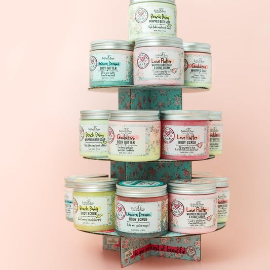 Goddess whipped soap close-up shows creamy lather for smooth shaving