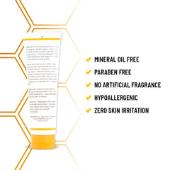 Bella B Face Wash natural ocean plant extracts detail for blue light protection