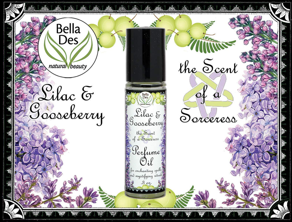 BELLA DES NATURAL BEAUTY front label signals Lilac Gooseberry scent inspiration.