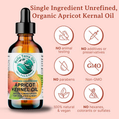 Bella Terra Oils apricot kernel oil for hair care and nourishing scalp treatments