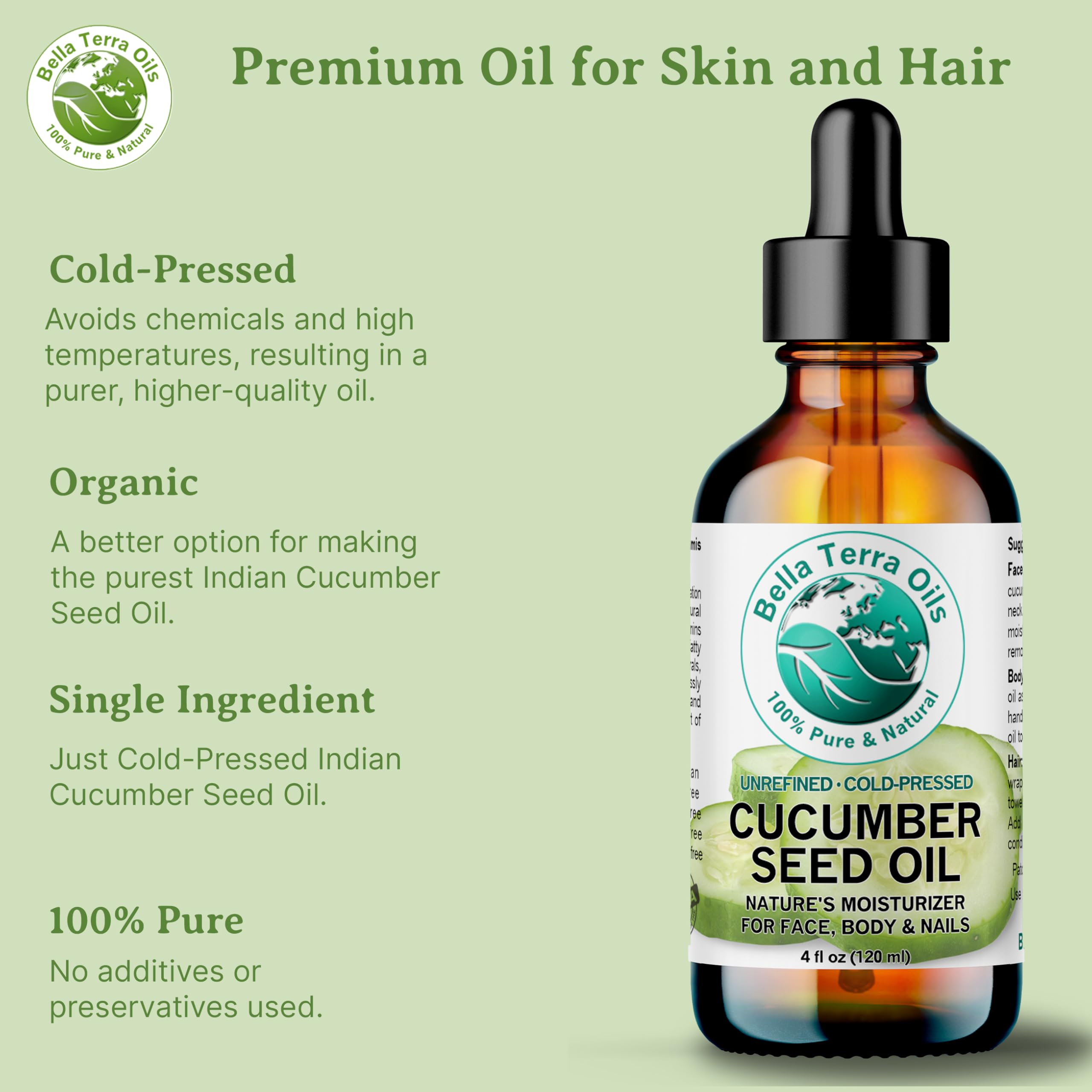 Skin care routine image demonstrates versatile use with other Bella Terra Oils.
