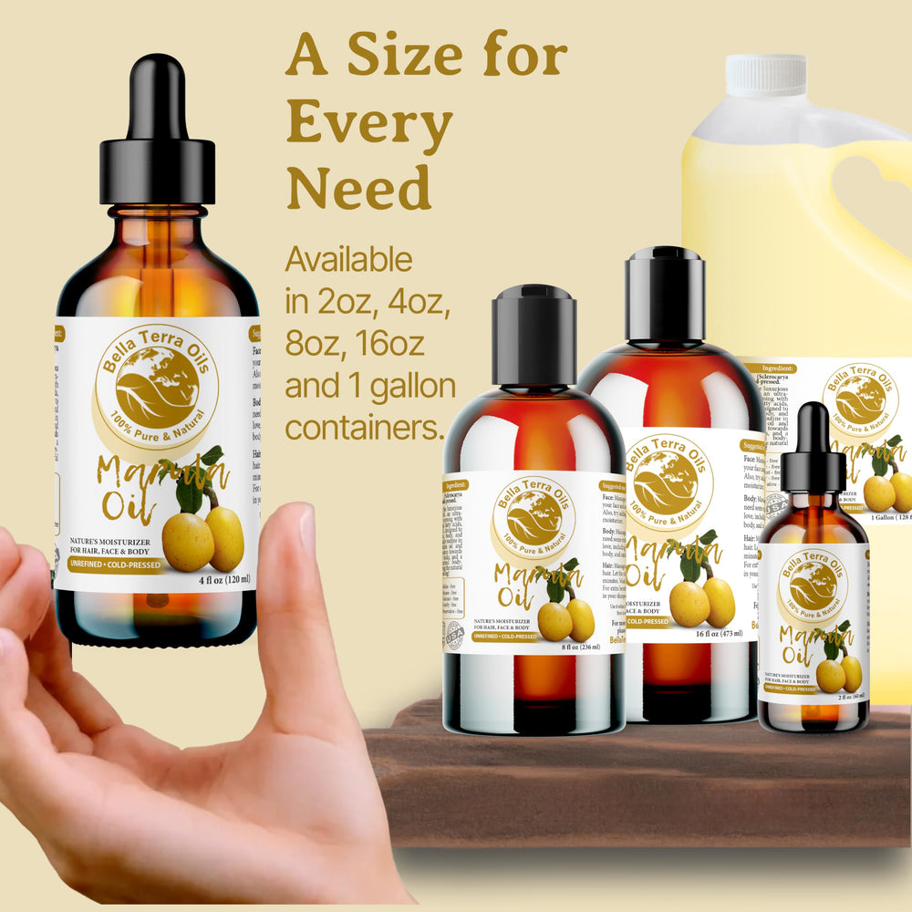 Antioxidant-rich marula oil emphasizes natural radiance