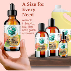 Bella Terra Oils premium apricot kernel oil on display signaling a wholesome beauty choice