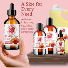 Bella Terra Oils prickly pear seed oil vial on counter for daily care.