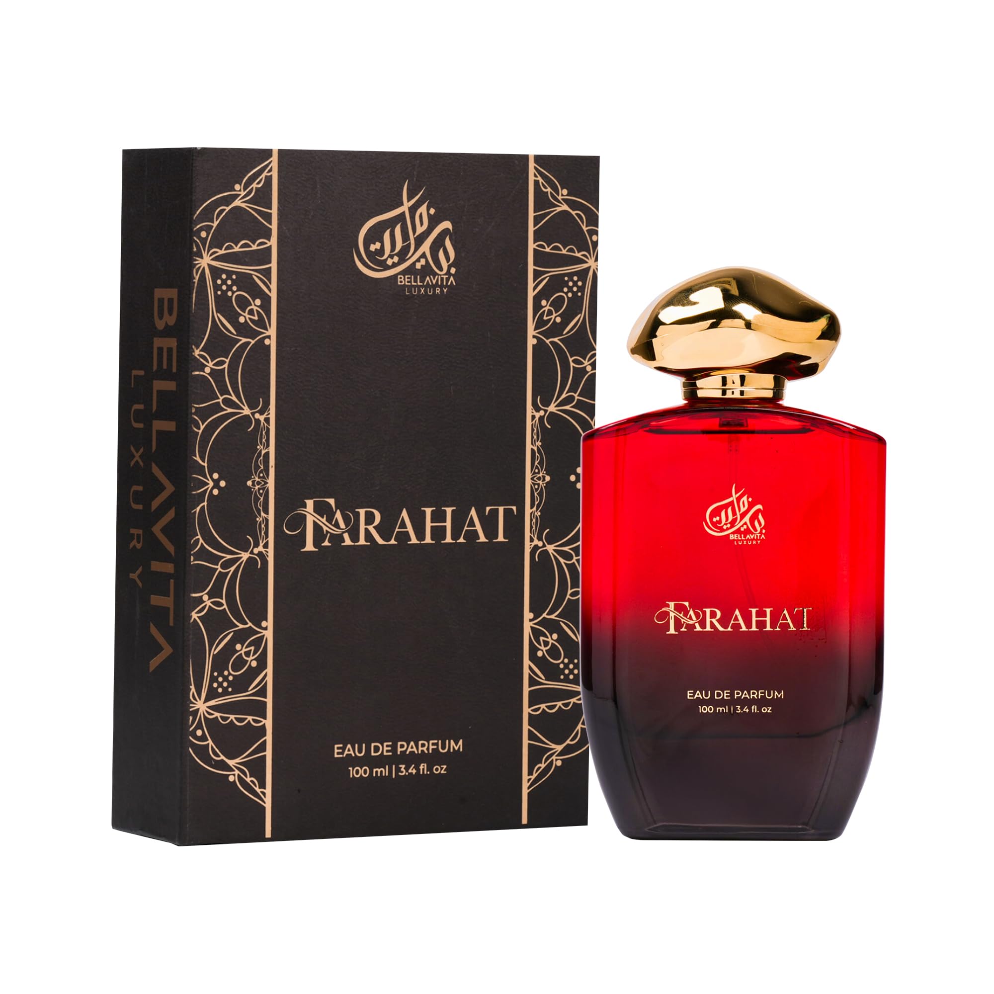 Bella Vita Luxury Farahat gift-ready packaging for couples and fragrance lovers.