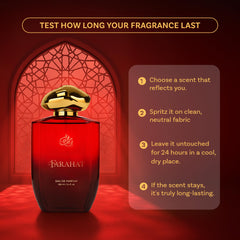 Bella Vita Luxury Farahat packaging close-up hints at premium gifting.