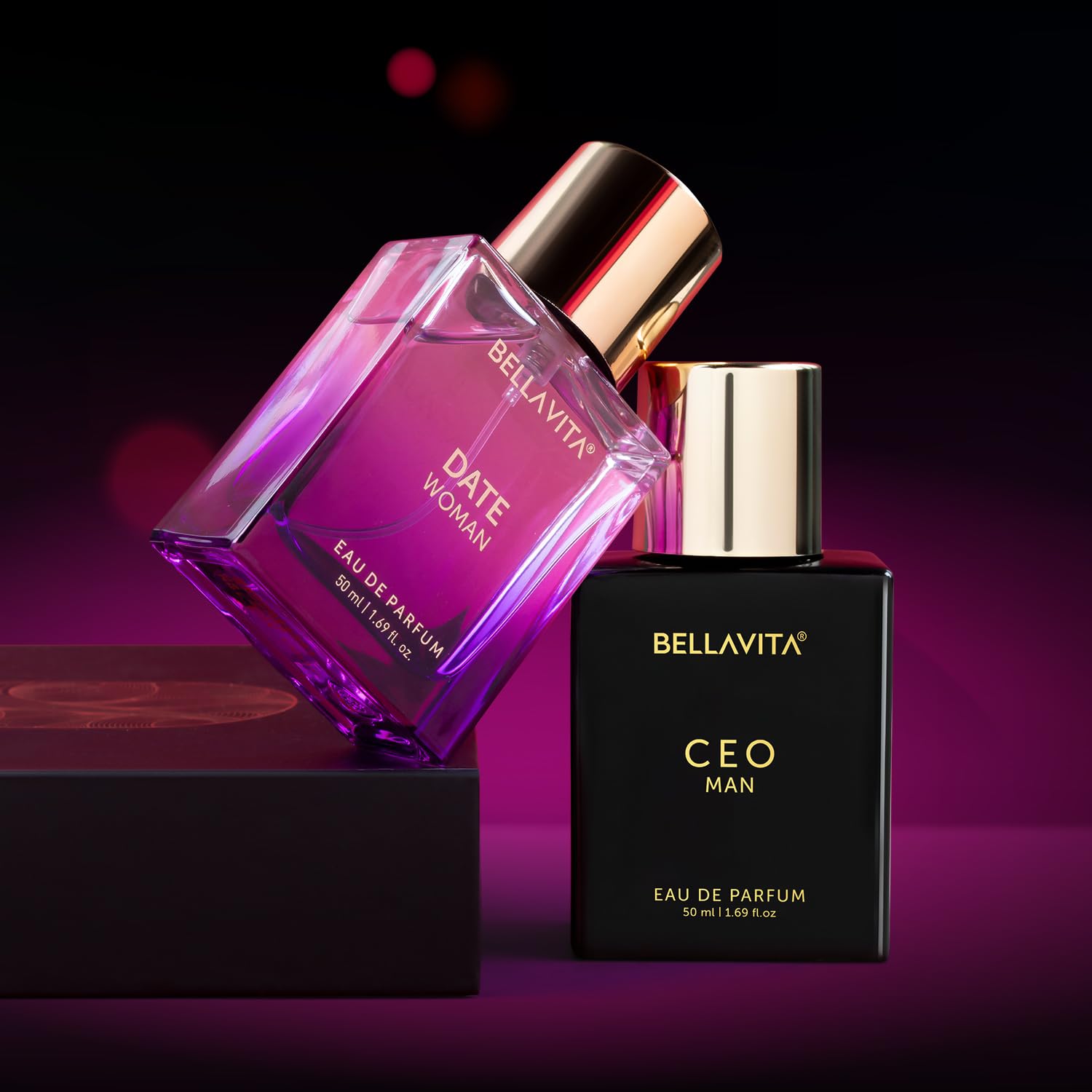 Bella Vita Luxury fragrance oil pour detail shows high concentration artistry.