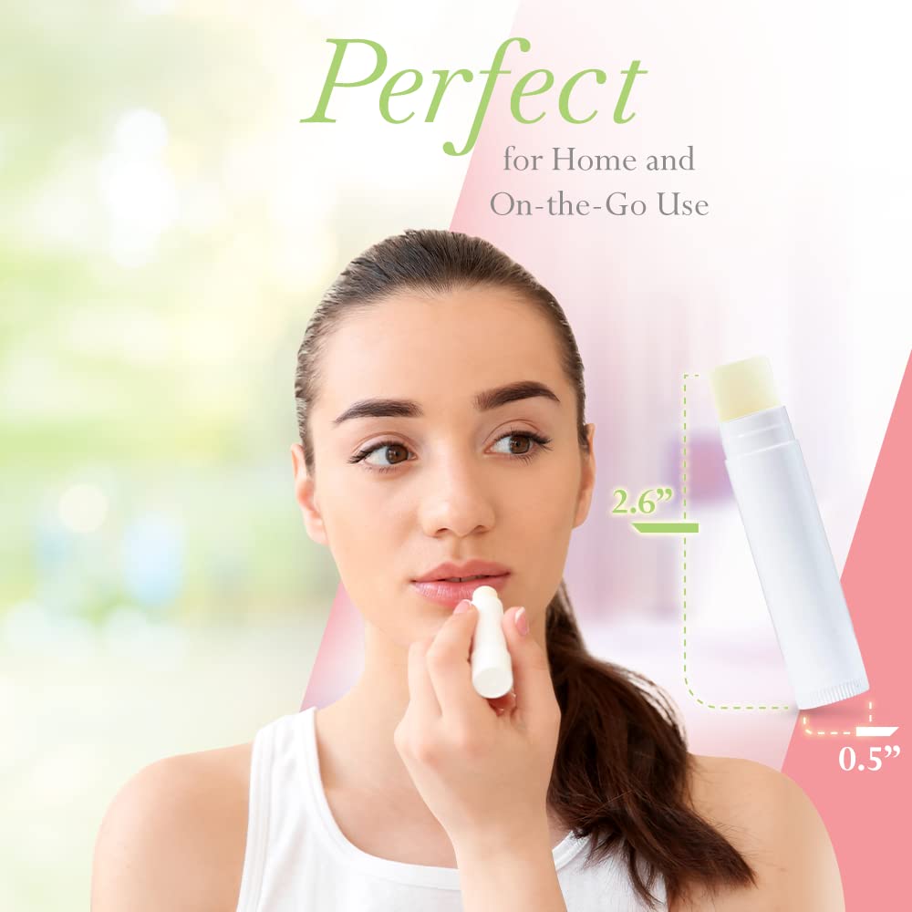 Belladonna lip balm custom label demo shows easy branding possibilities.