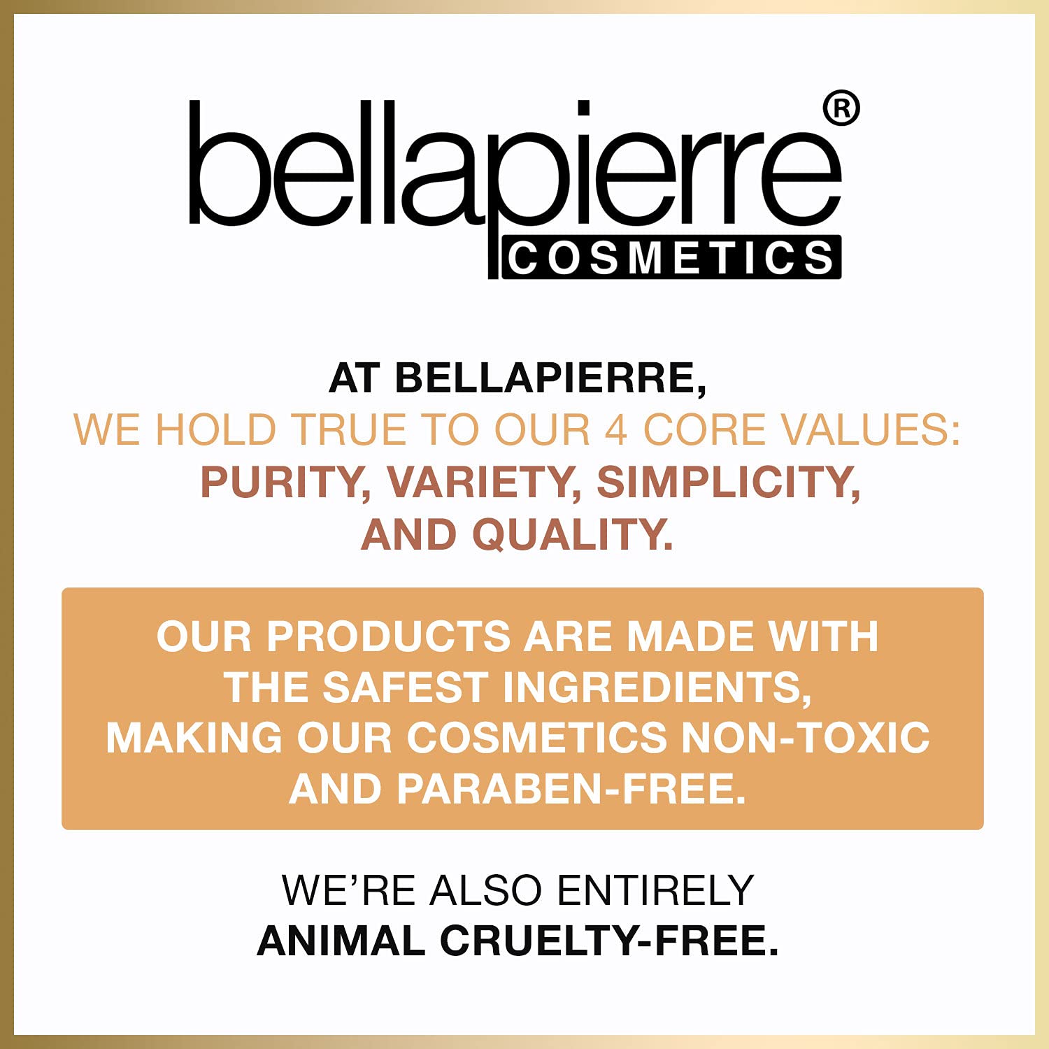 Clean beauty promise: Bellapierre Banana Setting Powder in cruelty-free formula