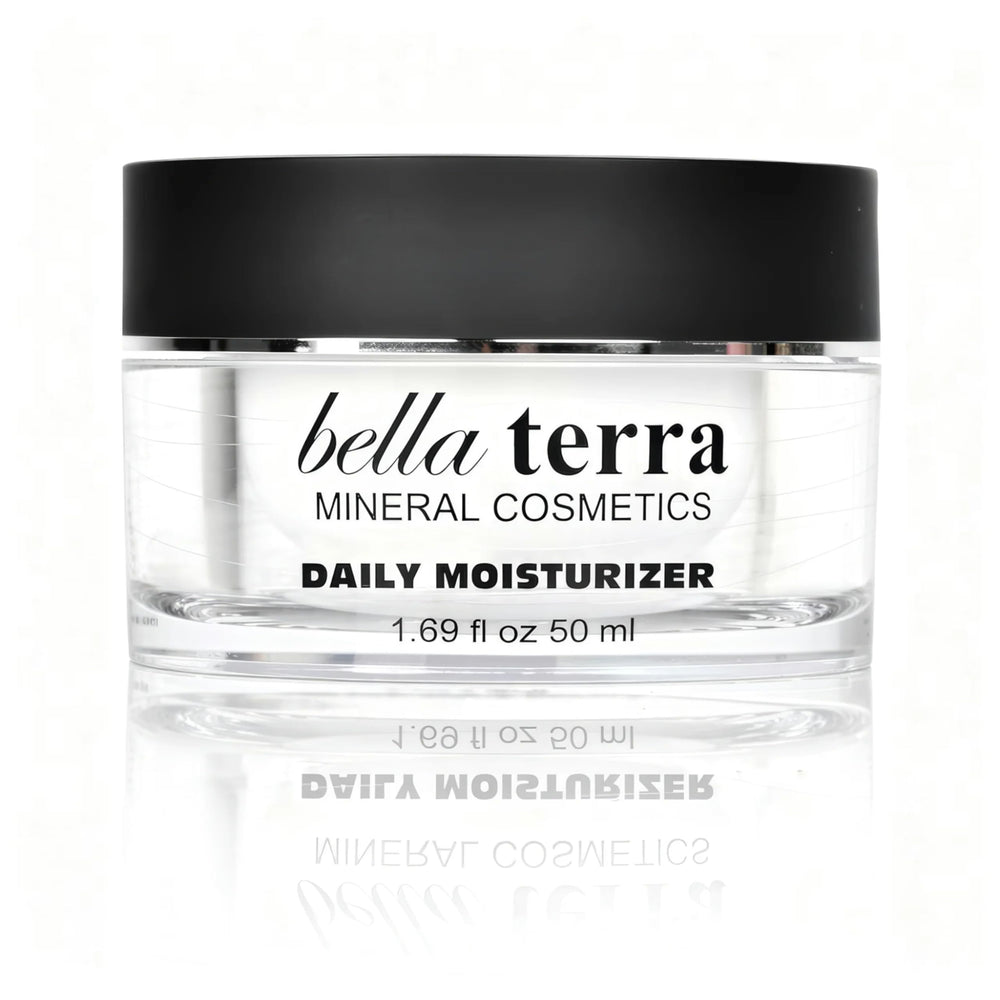 Bellaterra Cosmetics Daily Face Moisturizer bottle—lightweight hydration for daily use.