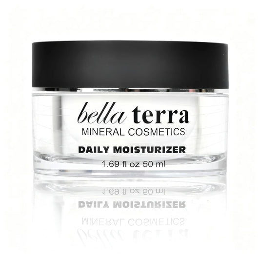 Bellaterra Cosmetics Daily Face Moisturizer bottle—lightweight hydration for daily use.