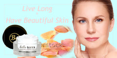 Bellaterra Cosmetics anti-wrinkle cream highlighting retinol and hyaluronic acid for smoother skin.