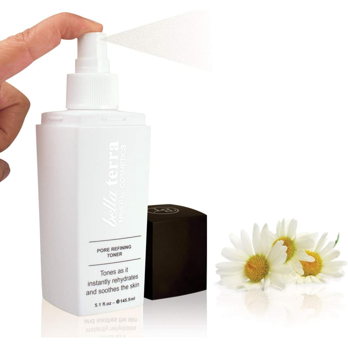 Bellaterra Cosmetics toner bottle with 2% salicylic acid for clearer pores.