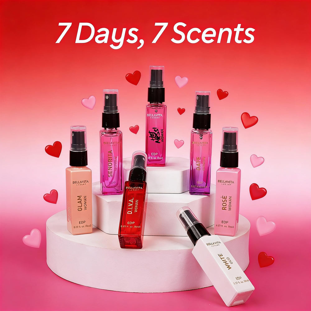 Bella Vita Luxury women's perfumes rose-oud-vanilla collection highlights versatile scent options.