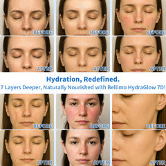 Bellimo Ultra Hydrating Serum 72 hour lock indicates long lasting hydration retention