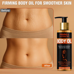 Bellisinno Body Firming Oil creates radiant, nourished skin glow.