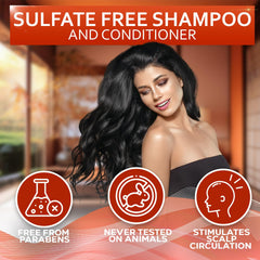 Bellisso Batana Oil Shampoo and Conditioner pair for professional-grade care.