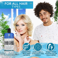 Bellisso Biotin Shampoo salon-grade bottle signals professional quality and trusted performance.