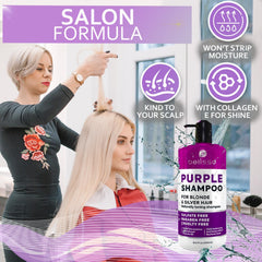 Bellisso sulfate-free haircare label emphasizes gentle cleansing and color care